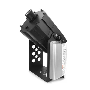 Señal giratoria impermeable de 600W, proyector de logotipo de imagen personalizada, señal de advertencia de seguridad, proyector Gobo brillante