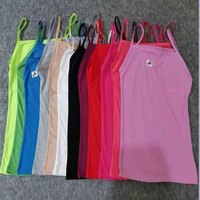 Modèle JCF006, taille S-XL, couleur blanche, débardeur sans manches à sublimation, coupe ajustée, été africain, pour femmes, 0,85 dollar.