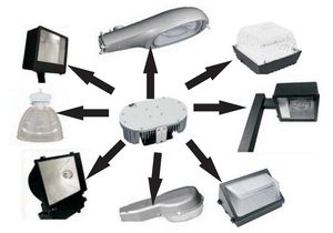 Mỹ Cổ 24-48 Giờ Nhanh Chóng Vận Chuyển LED Ánh Sáng Đường Phố Hộp Giày Trang Bị Thêm <span class=keywords><strong>Kit</strong></span> 5000K E39 Cơ Sở Cho Bãi Đậu Xe Hid Đồ Đạc - Product Image 2