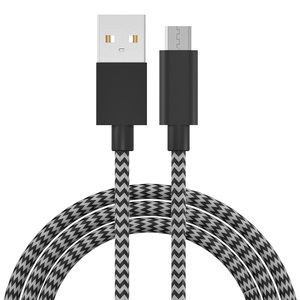 Cable de datos <span class=keywords><strong>micro</strong></span> trenzado para teléfonos móviles, cable <span class=keywords><strong>usb</strong></span> de <span class=keywords><strong>2m</strong></span> para móviles android, fabricante de servicio OEM - Product Image 2