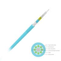 Câble de distribution à fibres optiques à protection élevée 2.0/3.0mm LSZH GJFJV GJFJH avec gaine de protection serrée, fil d'aramide, 2 à 96 fibres, garantie 10 ans