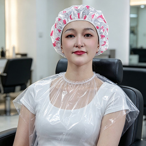 Gorro <span class=keywords><strong>de</strong></span> Ducha <span class=keywords><strong>de</strong></span> PVC Personalizado, Reutilizable, Impermeable, Elástico, para Mujeres, para Ducha, Spa, <span class=keywords><strong>Baño</strong></span>, Salón, Hotel - Product Image 3