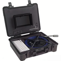 Cámara de Inspección de Tuberías V10-1288KCN AHD de 10 Pulgadas y 29 mm con Autonivelación, Endoscopio para Drenaje y Alcantarillado con Contador