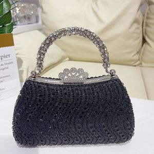 OEM evening <b>bag</b> Sparkling crystal evening <b>bag</b> crystal clutch Elegant party clutch Princess women clutch Custom made clutch - Product Image 5