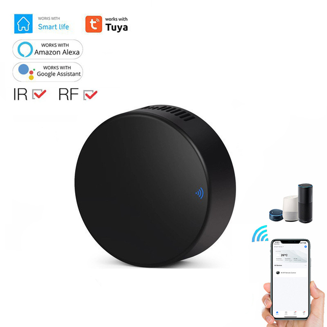 Universal IR Remote Control WiFi Tuya Smart RF Smart Home Infrared Controller for Air Conditioner TV Support Alexa Google Home