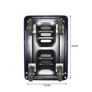 Kereta troli truk genggam lipat, truk troli Platform troli, truk Trolley Manual untuk logistik 350Kg, kereta lipat - Product Image 5