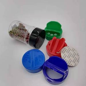 Wholesale Customized <strong>Kitchen</strong> House Seasoning Plastic PET Spice Salt Pepper <strong>Herb</strong> Seasoning Shaker Jar <strong>Container</strong> With Flip Top Lid - Product Image 5