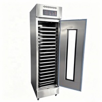 Armoire de Fermentation Automatique à Pulvérisation et Humidification à Porte Unique, 18 Plateaux, Température et Humidité Constantes, pour Pizzeria, Boulangerie et Pâtisserie