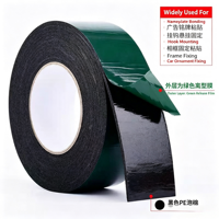 Pita Perekat Akrilik PE Foam Sensitif Tekanan Dua Sisi Tahan Panas Anti Air Anti UV untuk Masking dan Papan Iklan