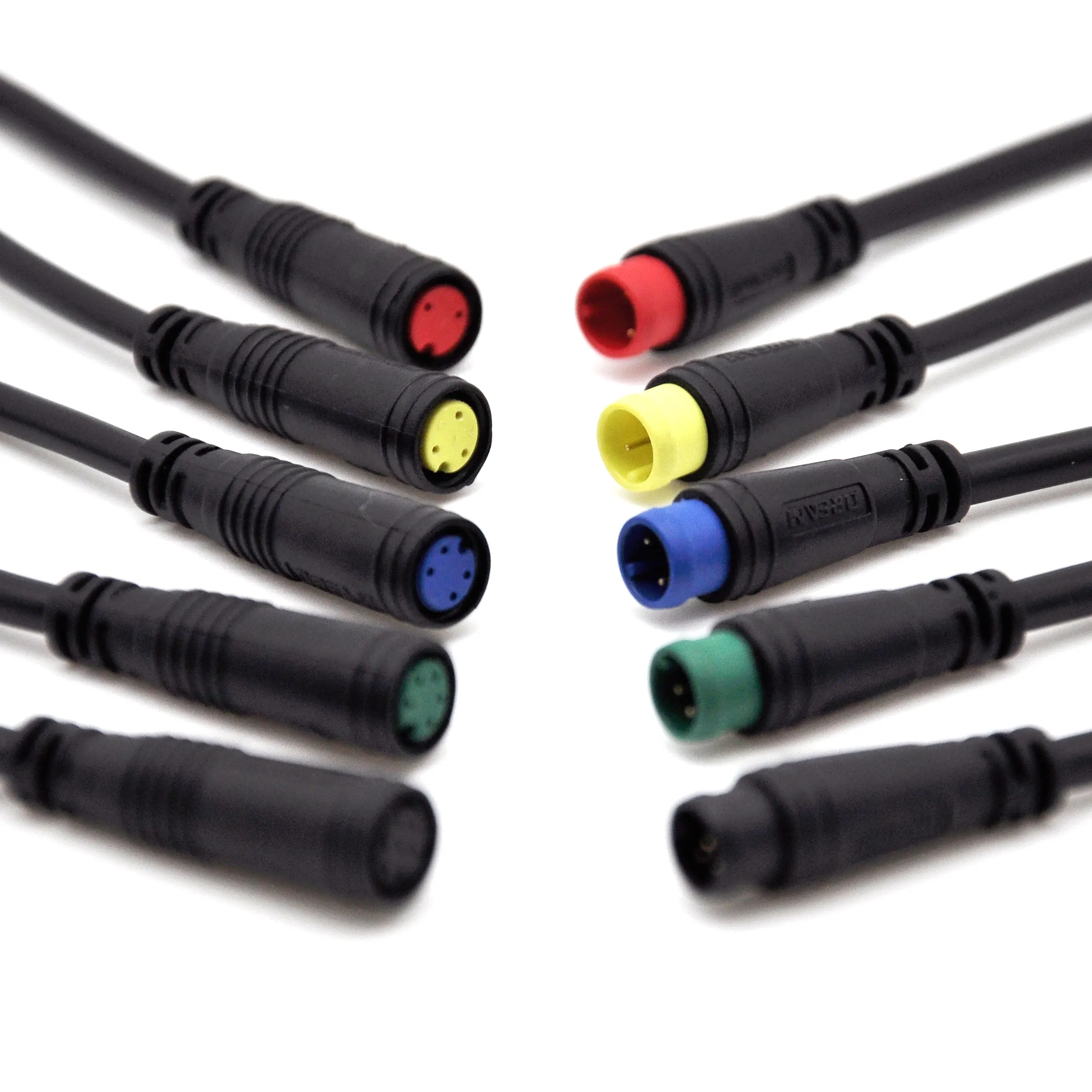 IP65, фара для электровелосипеда в Conversion Kit, фара для электровелосипеда в M8 julet кабель Водонепроницаемый 2-контактный 3-контактный 4PIN 5PIN мужской женский разъем кабеля
