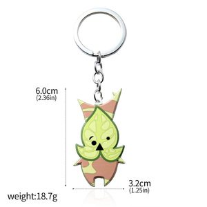 6 Designs Niedlicher ZLD <span class=keywords><strong>Korok</strong></span> Yahaha Legierung Schlüsselanhänger zur Rucksack-Dekoration - Product Image 2