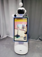 Модная 2025 популярная гуманоидная фотобудка робот с 32-дюймовым экраном с дистанционным управлением селфи робот фотобудка