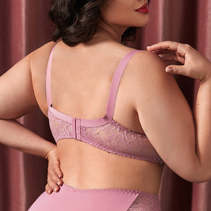 Venta al por mayor de ropa interior ultrafina sexy Sujetador de encaje <span class=keywords><strong>pecho</strong></span> grande para mujer recogido hacia arriba sujetador de talla grande de <span class=keywords><strong>copa</strong></span> <span class=keywords><strong>E</strong></span> - Product Image 6