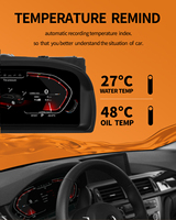 Panel de Instrumentos Inalámbrico con CarPlay y Android Auto para BMW Serie 1 E81 E82 E87 E88, Nuevo Panel de Instrumentos LCD, Velocímetro