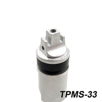 Valves de pneu en aluminium pour capteur TPMS, kit de réparation de valves de remplacement pour pneus de voiture, système de surveillance de la pression des pneus, tige de valve à clipser