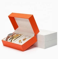 Caja de Almacenamiento para Relojes de Diseño Creativo, Hecha a Mano, de Cartón con Textura de Franela, de Alta Gama y Personalizada, con Diseño de Caja Dividida