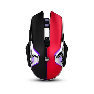 Ajazz AJ120 Mouse Gaming, Tetikus Permainan RGB Backlit Berkabel Ergonomis dengan 6 Tombol Dapat Diprogram dan Tombol Samping Puli untuk Gamer PUBG