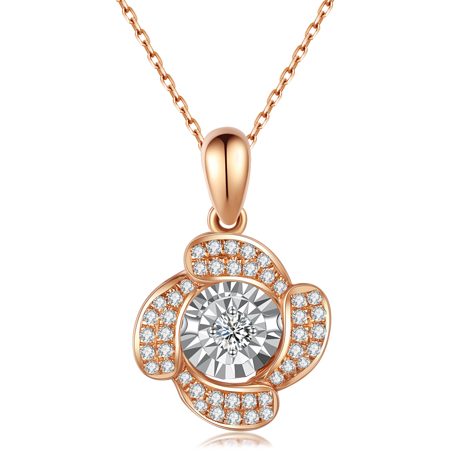18K White Gold