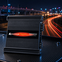 Amplificateur de voiture mono-bloc classe D haute efficacité 500W*1 500W RMS avec crossovers et égaliseurs, directement de l'usine