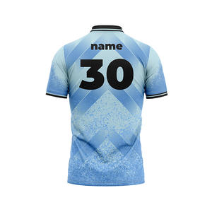 Kaos Olahraga Unisex Lengan Pendek Rajut Anti-Kerut Bernapas dengan Cetak Sublimasi Penuh Kustom dan Logo - Product Image 2