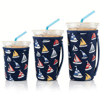 Support de tasse isotherme personnalisé pour café, porte-gobelet réutilisable en néoprène pour boissons froides, manchon isolant pour canettes glacées