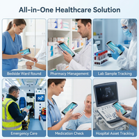 Terminal Portátil Inteligente Médico 5G con Android 13, Escáner PDA para Enfermeras y Hospitales