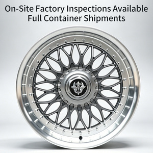 Jantes en alliage Flowtone Wheels BB <span class=keywords><strong>Sport</strong></span> 17 18 pouces 5X108/114.3mm ET 20/25 Design Mesh pour voitures particulières, jantes de rechange - Product Image 3
