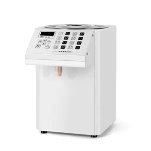 Kolay servis şurubu dağıtıcı mutfak makineleri ile uygun kabarcık çay sıvı kantitatif makine