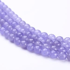 Natural <b>Blue</b> Agate and Carnelian Gemstones <b>Beads</b> for Jewelry Making Polished Brilliant Cut Item Heights 3mm and 8mm - Product Image 4