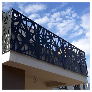 Panneau de découpe laser en acier inoxydable et aluminium personnalisé, clôture décorative, mur rideau, chantier de construction, modélisation 3D - Product Image 5