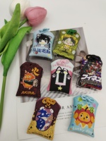 OMaMori Charm Lucky Bag Fil japonais et polyester Technique de couture Amour et style religieux Souvenir Textile et tissu Artisanat