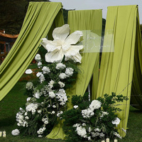 Support de toile de fond portable et réglable pour décorations de mariage, support de rideau pour décorations de fond de scène