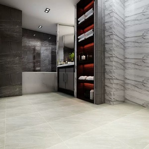 <span class=keywords><strong>Azulejos</strong></span> Rústicos de Mármol Blanco 40x40AAA, Porcelana Antideslizante <span class=keywords><strong>para</strong></span> Paredes de Baño y Cocina, <span class=keywords><strong>para</strong></span> Uso Interior - Product Image 2