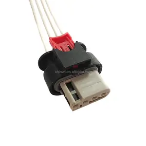 4 pin Automotive Female Waterproof Socket With Terminal For Wire Harness Connector 35126375