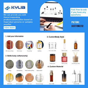 OEM ODM Tasse à bougie en verre personnalisée couleur tendance pour vœux, emballage inclus - Product Image 6