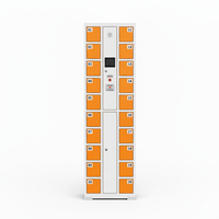 Casier à code PIN en métal assemblé intelligent avec système de verrouillage électronique, résistant à la rouille, pour un stockage sécurisé des colis et des objets personnels