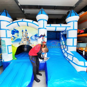 Castillo inflable con tobogán, castillo hinchable para niños, casa de juegos inflable para fiestas infantiles. - Product Image 6