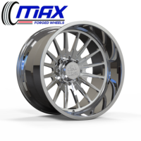 Jantes forgées MAX 26x12 26x14 28x14 pour pick-up diesel rehaussé, jantes à grand rebord pour Ford Super Duty Ram HD GMC Sierra