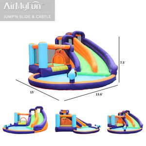 Airmyfun, toboggan aquatique <span class=keywords><strong>gonflable</strong></span> pour enfants à usage domestique, château <span class=keywords><strong>gonflable</strong></span>, trampoline <span class=keywords><strong>gonflable</strong></span> à vendre - Product Image 6