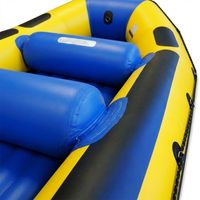 Bateau pneumatique commercial de 4,8 m en PVC, performance de flottaison stable, grande capacité pour 10 personnes, certifié ISO CCS
