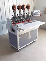 Distributeur de ruban adhésif semi-automatique pour l'emballage durable du papier, machine d'application de ruban adhésif double face pour dossiers