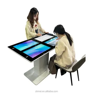 Monitor de mesa inteligente digital interativo com tela sensível ao toque de 21,5 polegadas, multifuncional, à prova d'água, multimídia, para restaurante e jantar