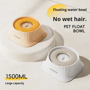 Comedero Lento para <span class=keywords><strong>Perros</strong></span> de PP Ecológico, Dispensador de Agua Flotante Antiderrames, Plato de Comida Antideslizante para <span class=keywords><strong>Perros</strong></span> Medianos y Gatos - Product Image 2