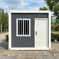 Maison conteneur en acier de 20 pieds, moderne, respirante et démontable, bureau à domicile, logement secondaire, cabane préfabriquée pour jardin