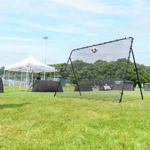 New Large-scale Professional Adjustable Eco-Friendly Portable Team Soccer Rebound <b>Net</b> Steel Frame Nylon Material Training 9'x7' - Product Image 2
