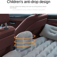 Matelas de voyage gonflable pour voiture au design moderne, support universel pour siège arrière, coussin de camping extérieur, mobilier de maison