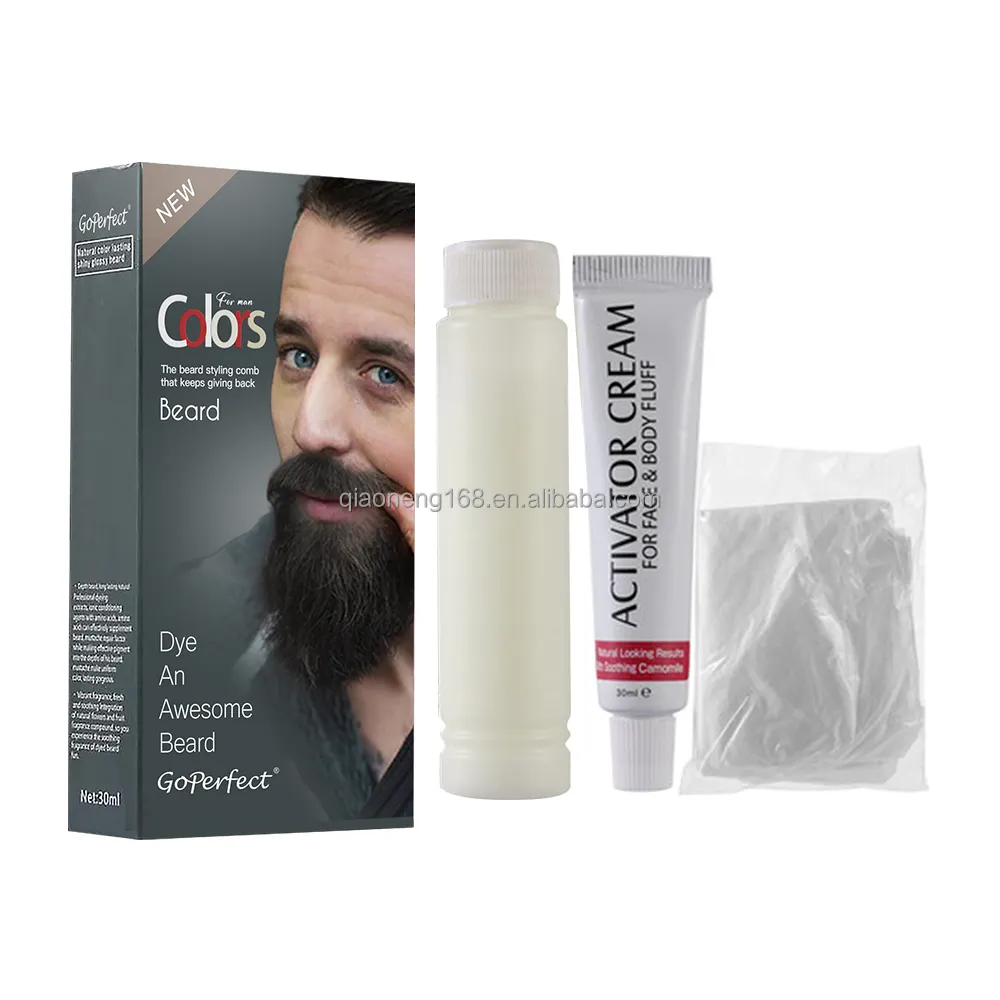 Baffi barba Color colore della crema magica permanente barba Color crema per la crescita della barba dei capelli con qualsiasi colore personalizzato alla moda