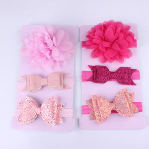 3 unids/set de diademas elásticas de flores <span class=keywords><strong>para</strong></span> niñas, accesorios <span class=keywords><strong>para</strong></span> el cabello, lazos <span class=keywords><strong>para</strong></span> niñas, <span class=keywords><strong>turbante</strong></span> de nailon, banda <span class=keywords><strong>para</strong></span> el cabello de goma elástica delgada - Product Image 2