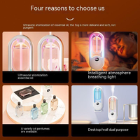 Diffuseur d'huiles essentielles en gros avec écran numérique, prise en charge OEM et logo personnalisé, rechargeable, pour bureau et salon