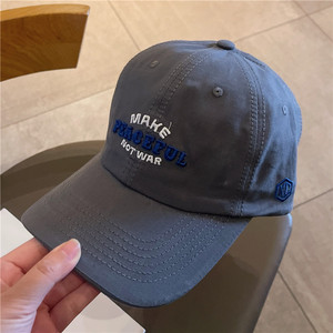 Casquettes de papa 6 panneaux pour hommes, en denim brodé, ajustées et souples, avec boucle en cuivre doré, style vintage usé, haute qualité, vente en gros - Product Image 4